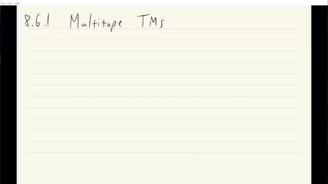 Thumbnail for entry ECS 120 6a:2 multitape TM transition function