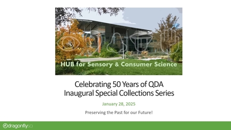 Thumbnail for Special Collections - History &amp; Development of QDA: Becky Bleibaum