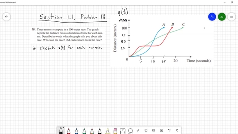 Thumbnail for entry Section 1.1 #8 - Introduction to derivatives