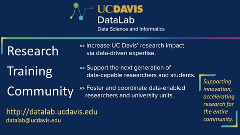 Thumbnail for entry Model Validation for Applied Data Science -- 2021-11-19