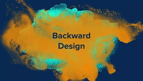 Thumbnail for 3.1 Backward Design