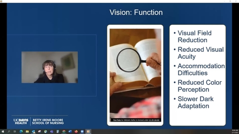 Thumbnail for February 11, 2023 The biology of aging- how the 5 senses change.mp4