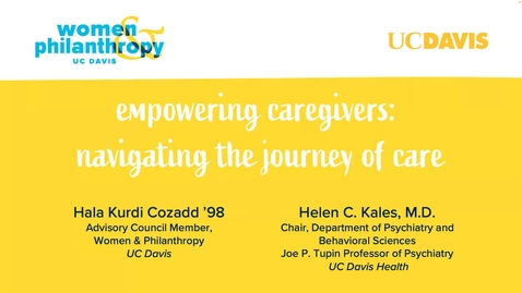 Thumbnail for entry Empowering Caregivers: Navigating the Journey of Care