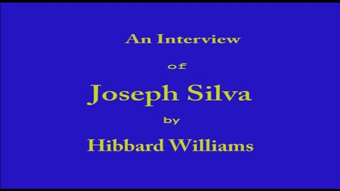 Thumbnail for entry Joseph Silva