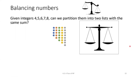 Thumbnail for entry ECS 220 2a:4.2-3 Integer-Partitioning and Subset-Sum