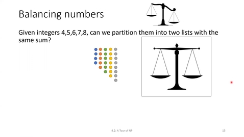 Thumbnail for ECS 220 2a:4.2-3 Integer-Partitioning and Subset-Sum
