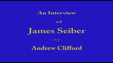 Thumbnail for entry James Seiber