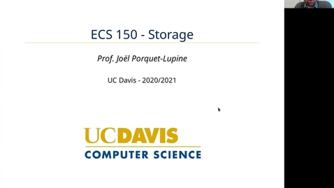 Thumbnail for ECS 150 - Lecture - Storage (Part 2)