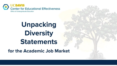 Thumbnail for Unpacking Diversity Statements (GET Workshop)