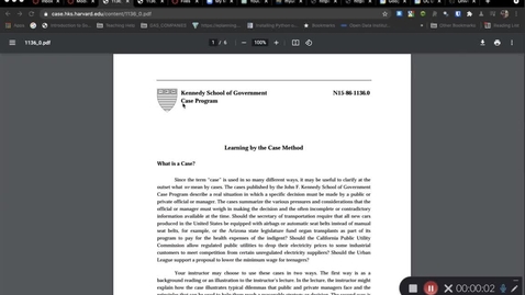 Thumbnail for ENV200C Learning with cases
