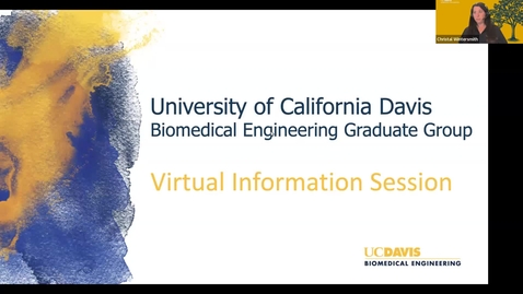 Thumbnail for BMEGG Graduate Application Information Session 2025