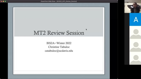 Thumbnail for W2022 BIS2a MT2 Review Session