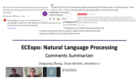 Thumbnail for Natural Language Processing: Comments Summarizer