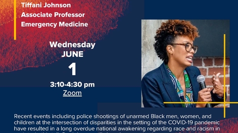 Thumbnail for CAMPOS Research Colloquium - Tiffani Johnson - June 1, 2022