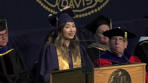 Thumbnail for entry 2018 Fall Commencement Student Speaker Annie Chao