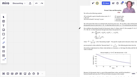 Thumbnail for Lecture 5 - Part 3 - Discounting whiteboard and handout
