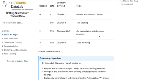 Thumbnail for Getting Started with Textual Data in Python 3-Part Series – Part 2 of 3 - 2022-02-16