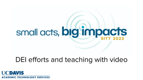 Thumbnail for A conversation about DEI efforts and teaching with video with Bwalya Lungu: A SITT 2023 Interview with Dr. Andy Jones