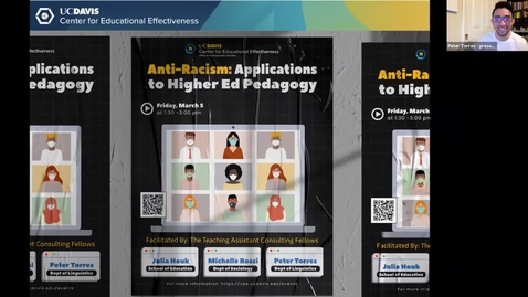 Thumbnail for entry CEE Graduate Student Workshop - Anti-Racism: Applications to Higher Ed Pedagogy
