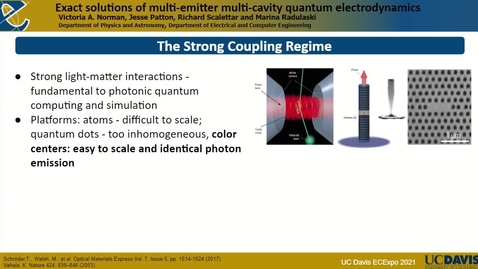 Thumbnail for entry Nanophotonic Devices in 4H-SiC with Integrated Color Centers for Quantum Information Processing