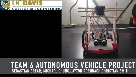Thumbnail for entry Team 6 Autonomous Vehicle
