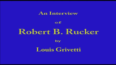 Thumbnail for entry Robert Rucker