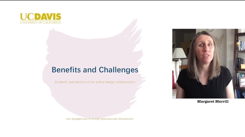 Thumbnail for entry SITT 2021 - Benefits and challenges during online collaboration