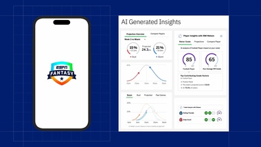 IBM Watson and ESPN use AI to transform fantasy football data