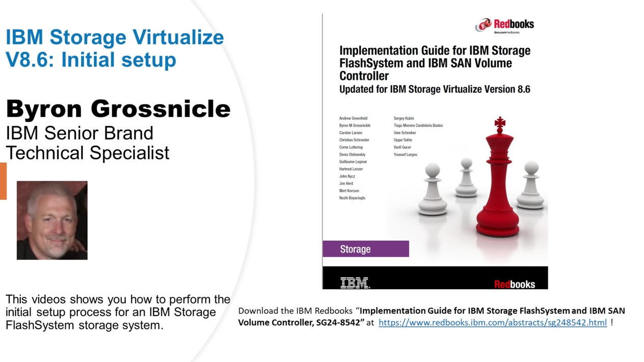 IBM Storage Virtualize V8.6 Initial Setup: Customer configuration tasks