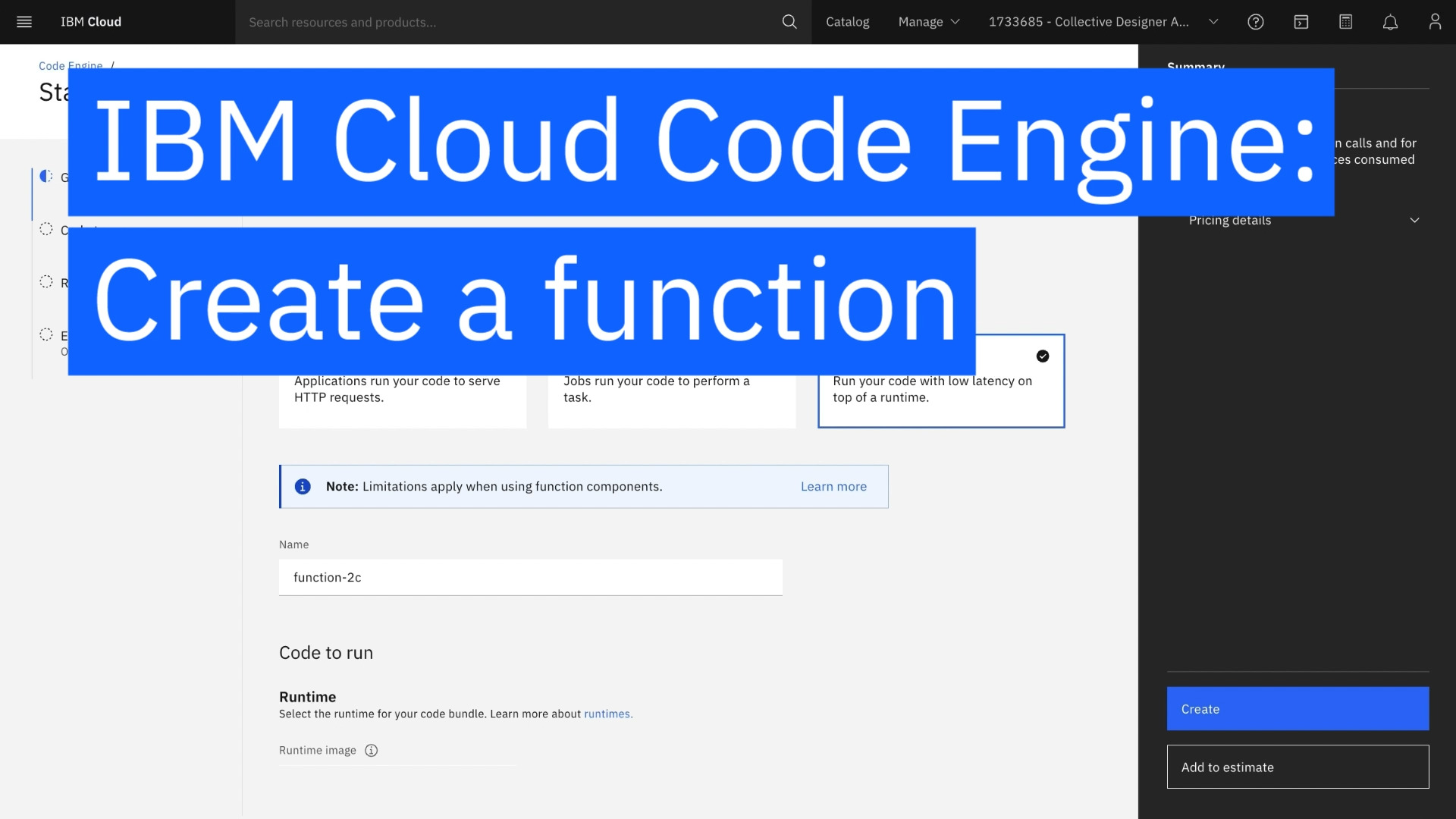 IBM Cloud Code Engine