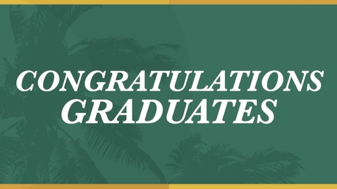 Thumbnail for Palm Beach State College Spring 2024 Commencement ~ May 7, 2024 ~ 9:00 AM