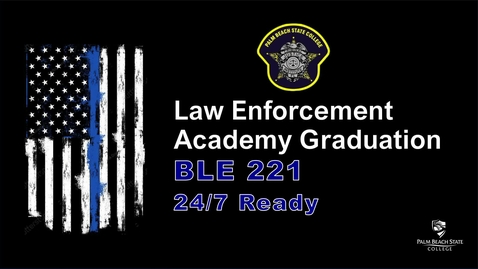 Thumbnail for entry Criminal Justice Graduation - BLE 221: March 20, 2024, 5:00 PM
