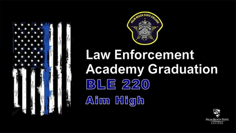 Thumbnail for Criminal Justice Graduation - BLE 220: April 9, 2024, 5:00 PM