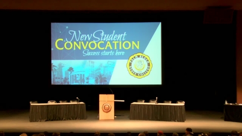 Thumbnail for New Student Convocation - Friday, August 21 at 10am  7