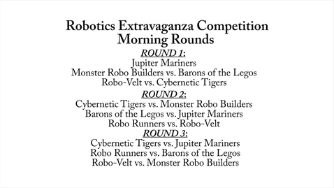 Thumbnail for Robotics Extravaganza: Morning Rounds
