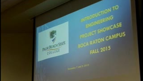 Thumbnail for entry Introduction to Engineering Showcase Part 01 PBSC Boca Raton