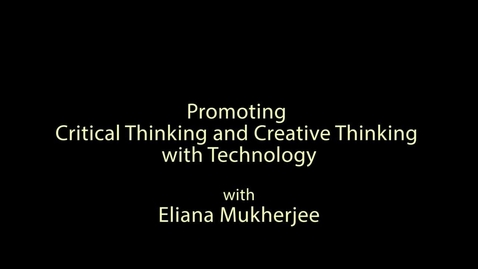 Thumbnail for entry Tech Week - Eliana Mukherjee