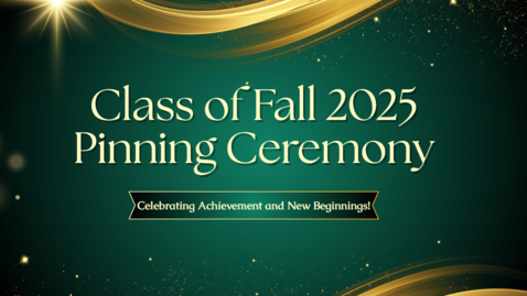 Thumbnail for Nurse Pinning Ceremony - 10:00 AM