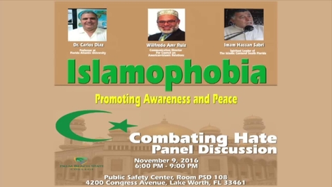 Thumbnail for Islamophobia: Promoting Awareness and Peace