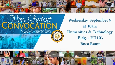 Thumbnail for Boca Raton - New Student Convocation 2015