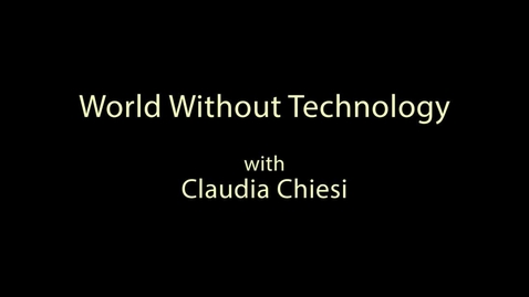 Thumbnail for entry Tech Week - Claudia Chiesi