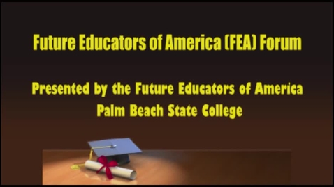 Thumbnail for entry Future Educators of America