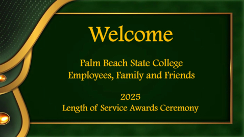 Thumbnail for Length of Service Award Ceremony - Friday, January 23rd, 2026 - 9:00 AM