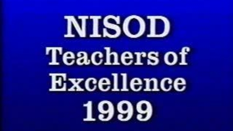 Thumbnail for 5-13169 Palm Beach Community College NISOD Teacher of Excellence 1999