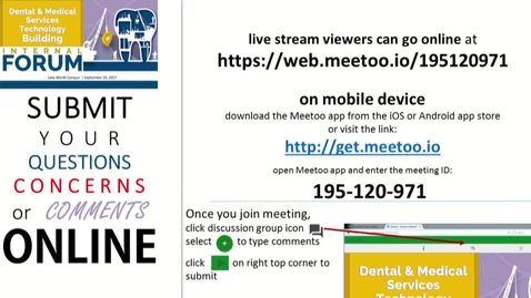 Thumbnail for entry PBSC Forum #1: New Dental &amp; Medical Services Technology Building | 9/26 @ 3pm at Lake Worth Campus - First Forum - FV