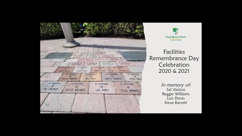 Thumbnail for Facilities Remembrance Day Celebration 5-27-21