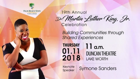 Thumbnail for 19th Annual Dr. Martin Luther King, Jr. Celebration 2018