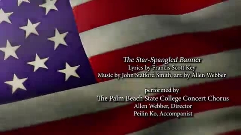 Thumbnail for 2021 PBSC Concert Chorus singing the Star-Spangled Banner