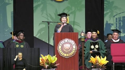 Thumbnail for entry Senator Gayle Harrell - PBSC 2022 Spring Commencement