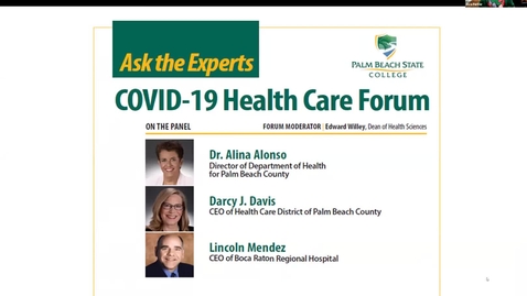 Thumbnail for PBSC Covid-19 Healthcare Forum - 04.15.21